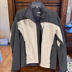 The North Face Two-Tone gray and Cream Jacket
